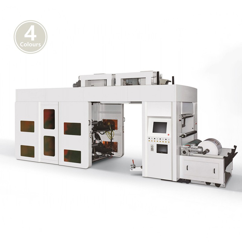 Máquina de impressão flexográfica 4 cores